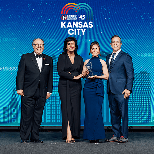 USHCC Award Indiana Chamber of Commerce